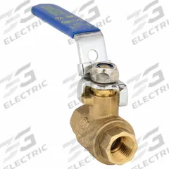 APPROVED VENDOR Manual Two-Way Ball Valve: 1/4 in, Straight, FNPT x FNPT, Full Port Ball Port, Lever (MPN 32H969). Key specifications — Brand: APPROVED VENDOR; Handle: Locking Lever.
