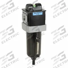 WILKERSON Filter: Coalescing, 1/2 in NPT, 0.5 micron, 250 psig Max Op Pressure, Metal Bowl, 28 (MPN M28-04-BH00B). Key specifications — attr110055: 28; attr110008: WILKERSON.