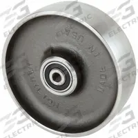 APPROVED VENDOR Caster Wheel: 10 in Wheel Dia., 3 in Wheel Wd, Steel, 6,500 lb Load Rating, Silver (MPN W-1030-FSB-3/4). Key specifications — Includes Spanner Bushing: Included; Wheel/Tread Material: Steel; Wheel/Tread Color: Silver; Brand: APPROVED VENDOR.