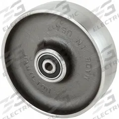 APPROVED VENDOR Caster Wheel: 10 in Wheel Dia., 3 in Wheel Wd, Steel, 6,500 lb Load Rating, Silver (MPN W-1030-FSB-3/4). Key specifications — Includes Spanner Bushing: Included; Wheel/Tread Material: Steel; Wheel/Tread Color: Silver; Brand: APPROVED VENDOR.