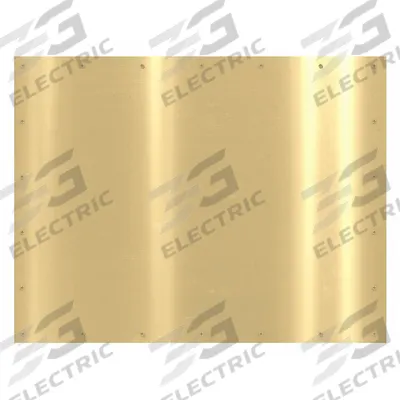 ROCKWOOD Door Kick Plate: 34 in Wd, 24 in Ht - Armor Door Kick Plates