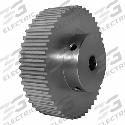 Dayton Timing Pulley: Modified Curvilinear, Fixed, For GT Timing Belt Section - GT Section Fixed-Bore Timing Pulleys with Hub