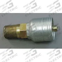 AEROQUIP Hydraulic Crimp Fitting: Steel x Steel, Straight, -16 For Hose Dash Size, Male x Genderless (MPN 1A16BT16). Key specifications — attr296014: Male x Genderless; attr303771: AEROQUIP; attr296012: -16; attr296015: BSPT x Crimp; attr296017: 1"-11.