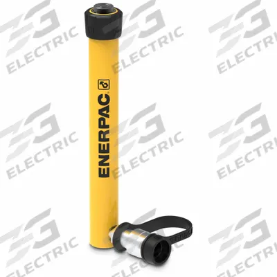 ENERPAC Hydraulic Ram: Single Acting, 5 ton Nominal Capacity, 9 in Nominal Stroke Lg - General Purpose Rams