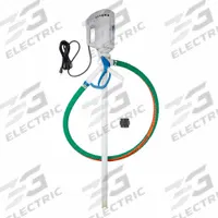 FINISH THOMPSON Electric Drum Pump: Pump with Hose & Nozzle, 4/5 hp HP, 115 V AC, 37 gpm, PVDF, PVDF (MPN SFV-40 & M3V Kit). Key specifications — Brand: FINISH THOMPSON; Suction Tube Material: PVDF.
