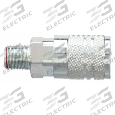 SPEEDAIRE Quick Connect Hose Coupling: 1/4 in Body Size, 1/4 in Hose Fitting Size - Industrial Interchange Steel Quick-Connect Air Coupling Bodies