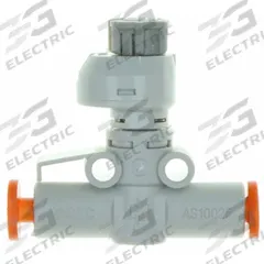 SMC Speed Controller: In-Line Fitting, Screw, M5 Valve Body Size, 5/32 in Push to Connect Tube (MPN AS1002FS-03). Key specifications — attr947203: Brass/PBT; attr947205: SMC; attr947223: 5/32 in Push to Connect Tube.