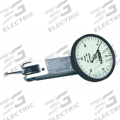 INSIZE Horizontal Dial Test Indicator: 0 in to 0.03 in, Horizontal, Inch - Dial Test Indicators - Horizontal & Tilted-Face Styles