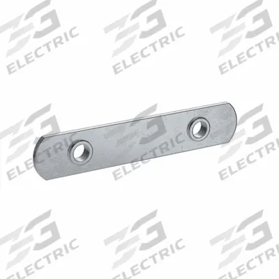 FATH INC. Economy T-Nut: 1/4"-20 Size, For 0.3 in Slot Wd, 10 Series, Double, Black Zinc-Plated - Slide-In T-Nuts