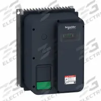 SCHNEIDER Variable Frequency Drive: In Phase Single, Out Phase Single, 2 hp, No Bypass, Programmable (MPN ATV320U15M2W). Key specifications — Style: Compact; Color: Black/Green; Output Phase: Single.