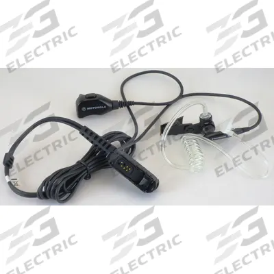 MOTOROLA Earpiece: Fits Motorola, For XPR 3000/XPR 3500 Series, Earbud, Push To Talk - Motorola-Compatible Earpieces & Headsets