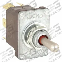 HONEYWELL Toggle Switch: 3 Position, 6 Connections, DPDT, Quick Connect Tab Connection, NT Series (MPN 32NT91-7). Key specifications — AC Contact Rating: 10 A @ 250 V; Switch Function Configuration: Momentary On/Off/Momentary On; Brand: HONEYWELL; Series: NT; Horsepower: 1/4 hp @ 125V AC.