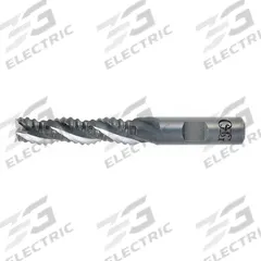 OSG Roughing End Mill: Cobalt, 3 Flute, 1" Mill Dia, 2" LOC, 4-1/4" OAL (MPN 4310100)