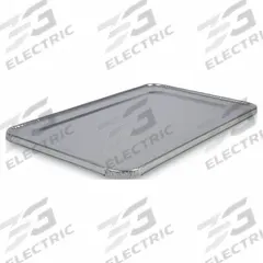 BOARDWALK Pan Lid: Full Size, 20 13/16 in Overall Lg, 12 7/8 in Overall Wd, 5/8 in Overall Dp (MPN BWKLIDSTEAMFL). Key specifications — Brand: BOARDWALK; Dishwasher Safe: No; NSF Certified: No; Product Type: Pan Lid; Manufacturer Part Number: BWKLIDSTEAMFL.