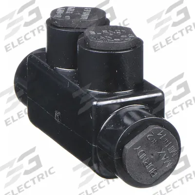 BURNDY Multitap Connector: 2 Port, In-Line Entry, 14 AWG – 2 AWG Wire Size - Dry-Location In-Line Entry Multitap Connectors