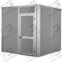 PORTA-KING Modular Wall Enclosure: 10 ft x 12 ft x 8 ft, 95 sq ft Int Area, STC 34 (MPN SRE1012). Key specifications — Brand: PORTA-KING; Sound Transmission Coefficient: STC 34; Wall Material: Steel-Covered Drywall; Assembled: Unassembled.