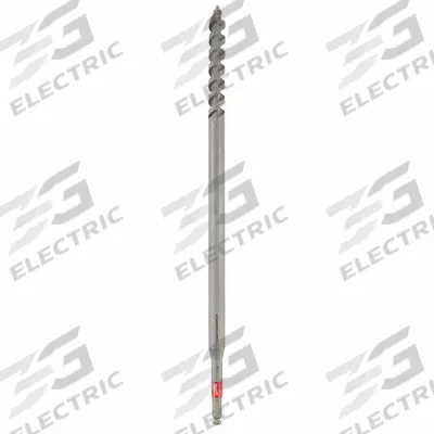 MILWAUKEE Auger Drill Bit: 15/16 in Drill Bit Size, 22 in Overall Lg, Hex Shank - Pole Auger Drill Bits