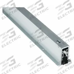 NATIONAL GUARD Automatic Door Bottom: Single Fin Insert, Aluminum, 48 in Lg, 1 5/8 in Wd, Black (MPN 422N-48). Key specifications — Brand: NATIONAL GUARD.