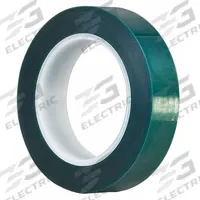 3M Film Tape: 3/4 in Wd, 72 yd Lg, 3.2 mil Thick, Polyester Film, Silicone, Green (MPN 8992). Key specifications — Series: 8992.