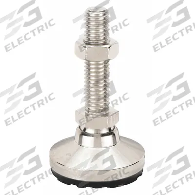 LEVEL-IT Male-End Leveling Mount: Swiveling Stud, 1/2"-13 Thread Size, 1.88 in - Non-Skid Male Leveling Mounts