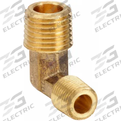 APPROVED VENDOR Metal Pipe Elbow: 90° Elbow, 3/8 in x 1/8 in - Threaded High-Pressure Pipe Fittings for Potable Water