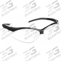 RADIANS Safety Glasses: Clear Lens, Frameless, Black Frame, Rad-Apocalypse(TM) Series (MPN AP1-10). Key specifications — Brand: RADIANS; Frame Color: Black; Lens Color: Clear.