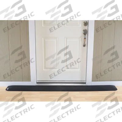 EZ EDGE Door Ramp: 82 in Lg, ADA Compliant - Rubber Ramps