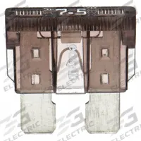 BUSSMANN Automotive Fuse: ATC Series, Fast-Acting, 7.5 A, 32 V DC, Indicating, 2 PK (MPN BP/ATC-7-1/2ID). Key specifications — Series: ATC; Brand: BUSSMANN; Fuse Profile: Standard Profile.