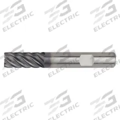 WIDIA HANITA Square End Mill: Carbide, AlTiN Coated, 6 Flute, 8 mm Mill Dia, 12 mm LOC, 58 mm OAL (MPN D50708003W)