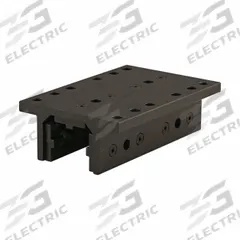 T-Slot Framing System Rollers: 45 Series, 120 mm L x 56.4 mm W x 170 mm H, Black, Double Flanged (MPN 45-6526-BLACK). Key specifications — Brand: 80/20; Housing Material: Aluminum; Includes: Shims; Finish: Anodized; Includes Fasteners: Yes.