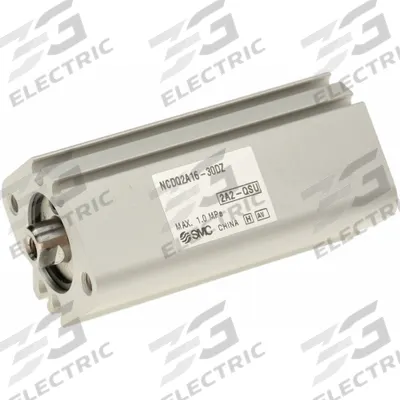 SMC Compact Cylinder: 16 mm Bore Dia, 15 mm Stroke Lg, Tapped Hole Mounting - Basic Mount Compact Cylinders