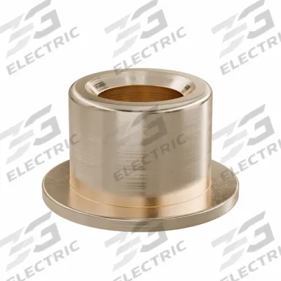 OILITE Flanged Sleeve Bearing: Bronze, SAE 841, 3/8 in Bore, 5/8 in OD, 1/2 in Lg - Lubricated General Purpose Metallic Flanged Sleeve Bearings