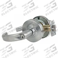 SCHLAGE Door Lockset: Storeroom Lever Locksets, Chrome, ADA Compliant (MPN ND80PD SPA 626). Key specifications — Ligature Resistance: Not Ligature-Resistant; Brand: SCHLAGE; Lockset Function ANSI Code: F86; Visual Indicator Message: No Message; Lockset Style: ND Sparta; ADA Compliant: Yes; Finish: Satin Chromium-Plated : Cast Zinc.
