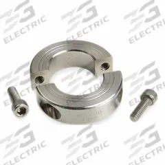 RULAND MANUFACTURING Shaft Collar: 2-Piece, Metric, Round, Clamp-On, 23 mm Bore Dia, 15 mm Collar Wd (MPN MSP-23-ST). Key specifications — attr671628: RULAND MANUFACTURING.