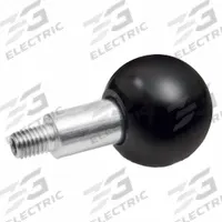 JW WINCO Revolving Ball Knobs: Ball, Plastic w/ Steel Thread, M12 Thread, 21 mm Thread Lg, 50 mm Dia (MPN 319.2-50-M12-A). Key specifications — Brand: JW WINCO.