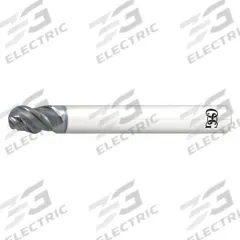 OSG Ball End Mill: Carbide, EXO Coated, 3 Flute, 5 mm Mill Dia, 7.5 mm LOC, 70 mm OAL (MPN 3090210)