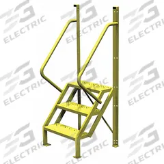 TRI-ARC Configurable Platform Ladder: 6.8 ft Overall Ht, 30 in Overall Wd, 20 in Overall Dp, Steel (MPN UCL5003246). Key specifications — Material: Steel; Color: Yellow; Brand: TRI-ARC.