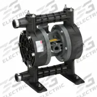 DAYTON Double Diaphragm Pump: PVDF Body, 1 in, NPT Connection, 35 gpm, 231 ft Max. Head, PTFE Valve (MPN 3HJV9). Key specifications — Brand: DAYTON; Seat Material: PVDF; Check Valve Material: PTFE.