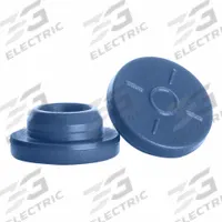 Stopper: Bromobutyl, 20 Stopper Size, 13.3 mm Bottom Dia, 18.8 mm Top Dia, 8 mm Overall Ht, Gray (MPN W988006-S). Key specifications — Standards: EP 2.6.1; Brand: WHEATON; Color: Gray; Stopper Size: 20; Material: Bromobutyl.