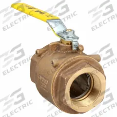 APOLLO Manual Two-Way Ball Valve: 2 in, Bronze, Straight, FNPT x FNPT, 600 psi Max. Pressure (CWP) (MPN 7710801). Key specifications — Brand: APOLLO; Handle: Lever.
