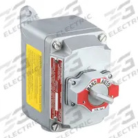 Selector Switch Control Station: 1 Gang, Selector Switch, 4NO/4NC, Hand/Auto, 0 Pilot Lights, 3/4 in (MPN EFDB175-35). Key specifications — Legend: Hand/Auto; Action: Maintained; Contact Form: 4NO/4NC; Brand: APPLETON ELECTRIC; Operator Configuration Type: (1) Selector Switch.
