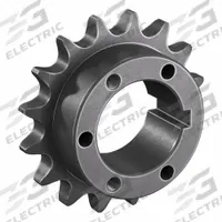 TSUBAKI Sprocket: For 60 Chain, 16 Teeth, 3.845 in Pitch Dia, 4.221 in Outside Dia, Steel (MPN 60P16). Key specifications — Brand: TSUBAKI; Required Bushing Series: P1.