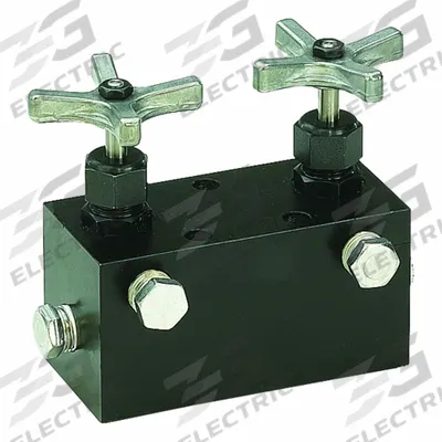 ENERPAC Control Manifold: 1 Inlet Ports, 2 Outlet Ports, 10,000 psi Max Pressure - Pump-Mounted Manifold Valves