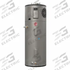 RHEEM Hybrid Electric Tank Water Heater: 208 to 240V, 80 gal, 5,000 W, Single Phase, 74.2 in Ht (MPN HPLD80-2RH). Key specifications — Phase: Single; Brand: RHEEM; Maximum Recovery Flow Rate: 27 gph @ 90°F Rise.