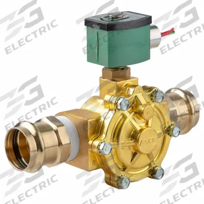 REDHAT Solenoid Valve: 2-Way, Normally Closed, 1 in Pipe Size, 110V AC/120V AC - 2-Way/2-Position, Normally Closed Solenoid Valves