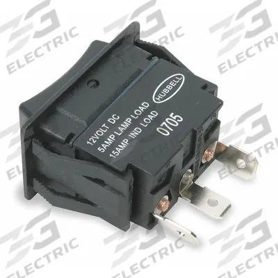 HUBBELL WIRING DEVICE-KELLEMS Marine Rocker Switch: 3 Positions, SPDT - General Purpose Rocker Switches