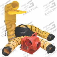 ALLEGRO Confined Space Blower Kit: 115/230 V AC, 8 in Duct Dia, 3/4 hp Horsepower, Orange (MPN 9520-50M). Key specifications — Brand: ALLEGRO; Includes: 90 Degree Elbow; Operating Voltage: 120/240 V AC.