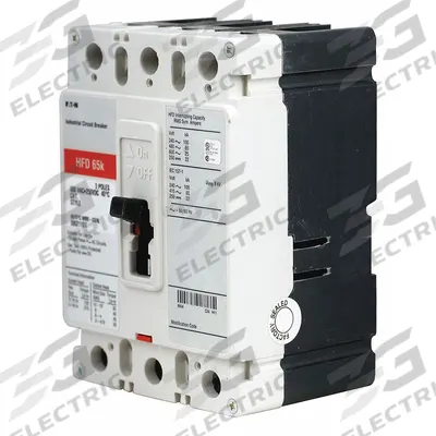 EATON Molded Case Circuit Breaker: 25 A Amps, 100kA at 240V AC, Fixed, ABC, Load Side Lug - FD-Frame Eaton Molded Case Circuit Breakers