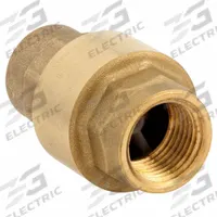 BONOMI VALVE: Swing, Inline Valve Body, 1/2 in Pipe Size, FNPT x FNPT, Brass, Female, NPT, NPT, Std (MPN 100003-1/2"). Key specifications — Brand: BONOMI.