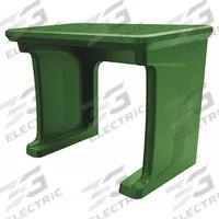 CORTECH Freestanding Desk: Green, 29 in Overall Ht, 30 in Overall Wd, 24 in Overall Dp, Floor Mount (MPN 7607GN). Key specifications — Brand: CORTECH; Furniture Series: Endurance; Material: Polyethylene.